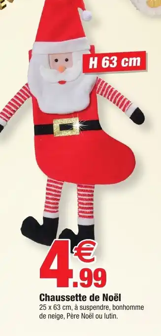 Bazarland Chaussette de Noël offre