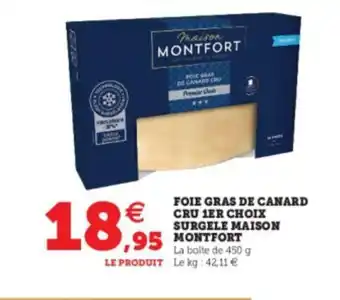 Super U Foie Gras de Canard offre