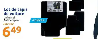 Lot De Tapis De Voiture