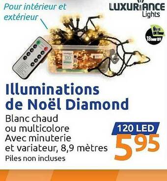 Action Illuminations De Noël Diamond offre