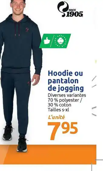 Action Hoodie Ou Pantalon De Jogging offre