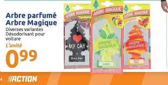 Action Arbre Parfumé Arbre Magique offre