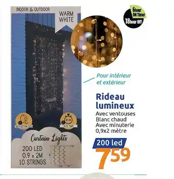 Action Rideau Lumineux offre
