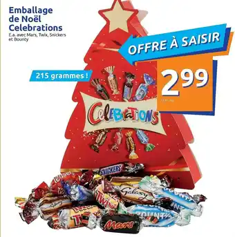 Action Emballage De Noël Célébrations offre