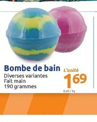 Action Bombe De Bain offre