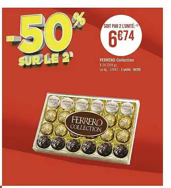 Casino Supermarchés Ferrero Collection offre