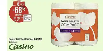 Casino Supermarchés Papier Toilette Compact Casino offre