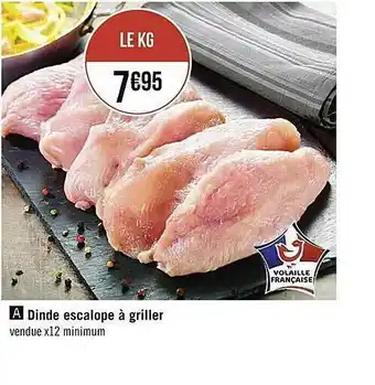 Dinde Escalope à Griller