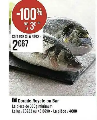 Casino Supermarchés Dorade Royale Ou Bar offre