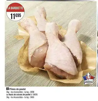 Pilons De Poulet Ou Hauts De Cuisses De Poulet