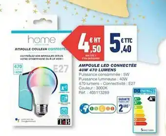 Ampoule Led Connectée 40w 470 Lumens