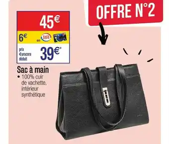 Cora x Carrefour Sac à Main offre