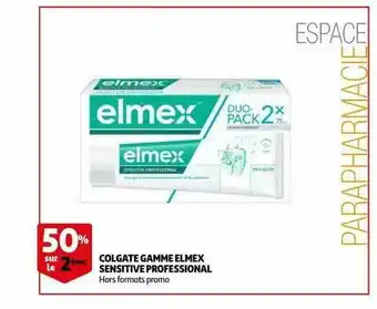 Auchan Colgate Gamme Elmex Sensitive Professional offre