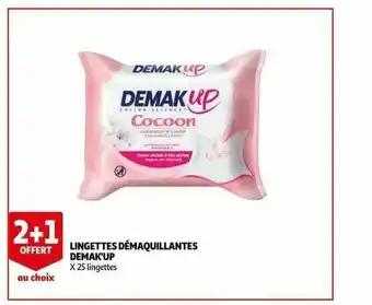 Auchan Lingettes Démaquillantes Demak'up offre