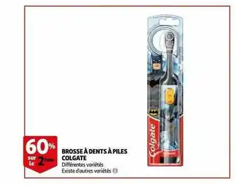 Auchan Brosse à Dents à Piles Colgate offre