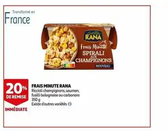 Auchan Frais Minute Rana offre