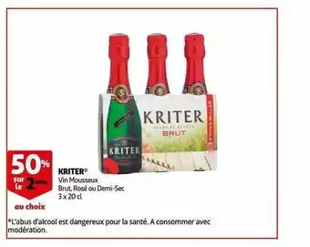 Auchan Kriter offre