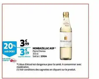 Auchan Monbazillac Aop Pierre Chanau offre