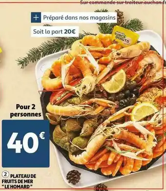 Auchan Plateau De Fruits De Mer offre
