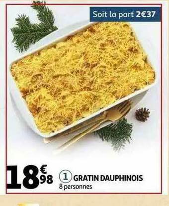 Auchan Gratin Dauphinois offre