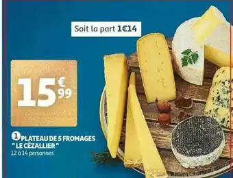 Auchan Plateau De 5 Fromages offre
