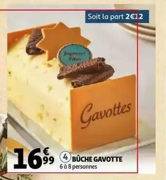 Auchan Bûche Gavotte offre
