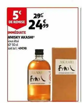 Auchan Whisky Akashi offre