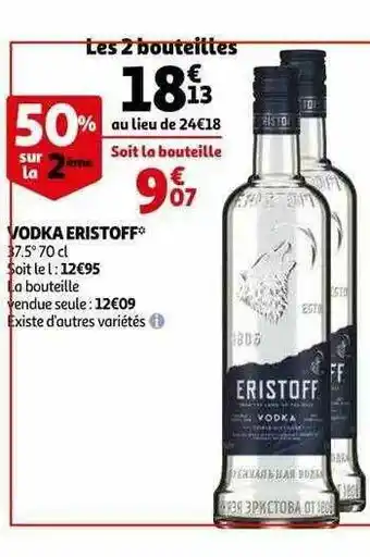 Auchan Vodka Eristoff offre