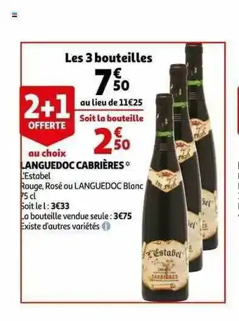Auchan Languedoc Cabrières L'estabel offre