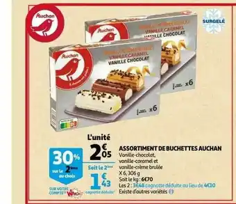 Auchan Assortiment De Buchettes Auchan offre