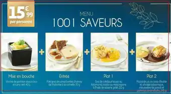 Auchan Menu 1001 Saveurs offre