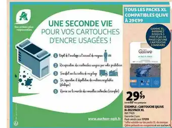 Auchan Cartouche Qilive H-302 Pack Xl offre