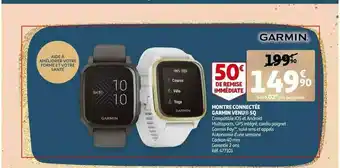 Auchan Montre Connectée Garmin Venu Sq offre