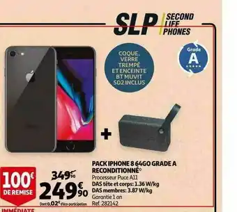 Pack Iphone 8 64go Grade A Reconditionné
