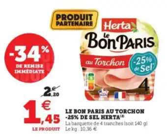 Super U Le Bon Paris au Torchon offre