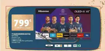 Auchan Tv Qled Hisense 65a7go offre