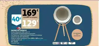 Auchan Enceinte Bt Eupho E2 offre