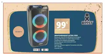 Auchan High Power Boost Astral 3000 offre