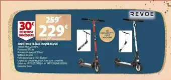 Auchan Trottinette électrique Revoe offre