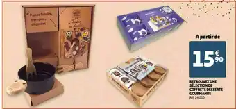 Auchan Coffrets Dessert Gourmands offre