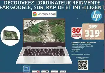Auchan Chromebook 14a-ca0038nf Hp offre