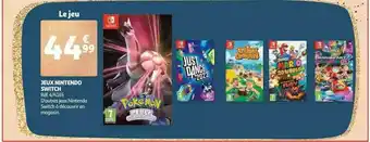 Auchan Jeux Nintendo Switch offre