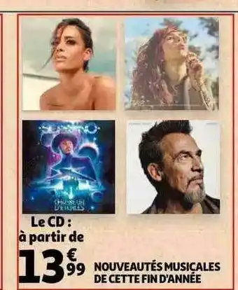 Auchan Nouveautés Musicales De Cette Fin D'année offre