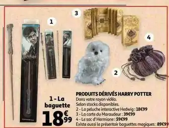 Auchan Produits Dérivés Harry Potter offre