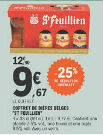 E.Leclerc Coffret De Bières Belges offre