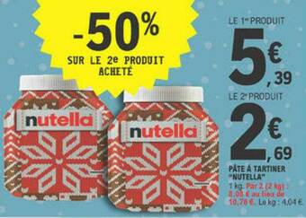 E.Leclerc Pâte à Tartiner offre
