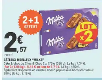 E.Leclerc Gâteaux Moelleux offre