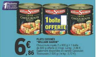 E.Leclerc Plats Cuisinés offre
