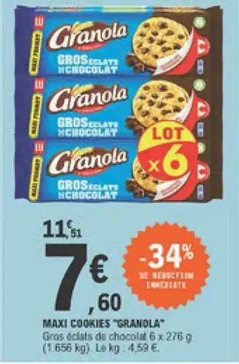 E.Leclerc Maxi Cookies offre