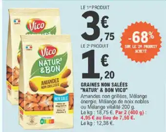 E.Leclerc Graines Non Salées offre